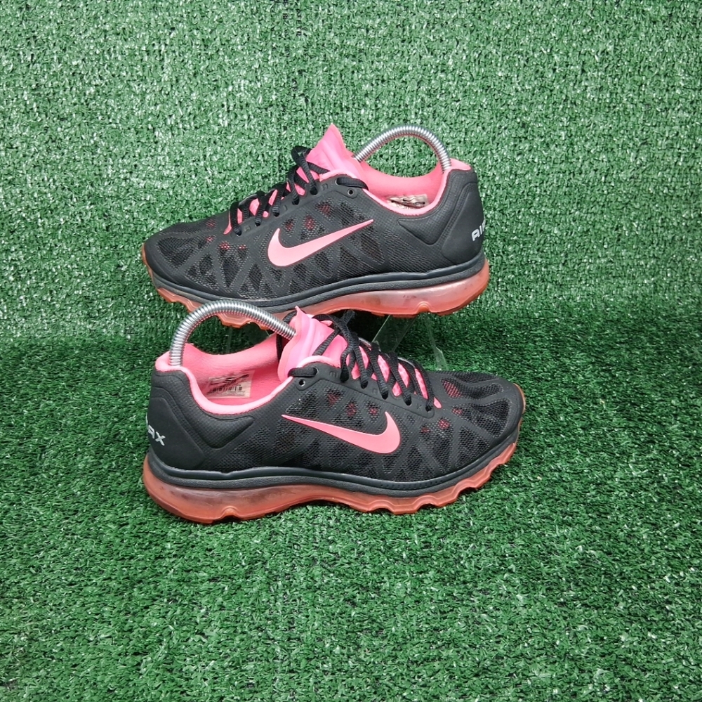 Nike Air Max+ 2011 Anthracite Spark Pink Running 429890-006 Youth 7